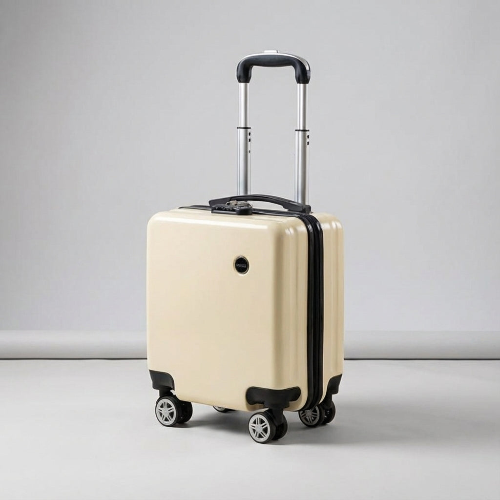 Multifunctionele cabinekoffer met wielen, zowel weekendtas als compacte reisbagage.