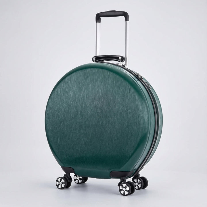 Compacte, lichtgewicht handbagage reiskoffer met harde schaal, stevige wielen en TSA combinatieslot.