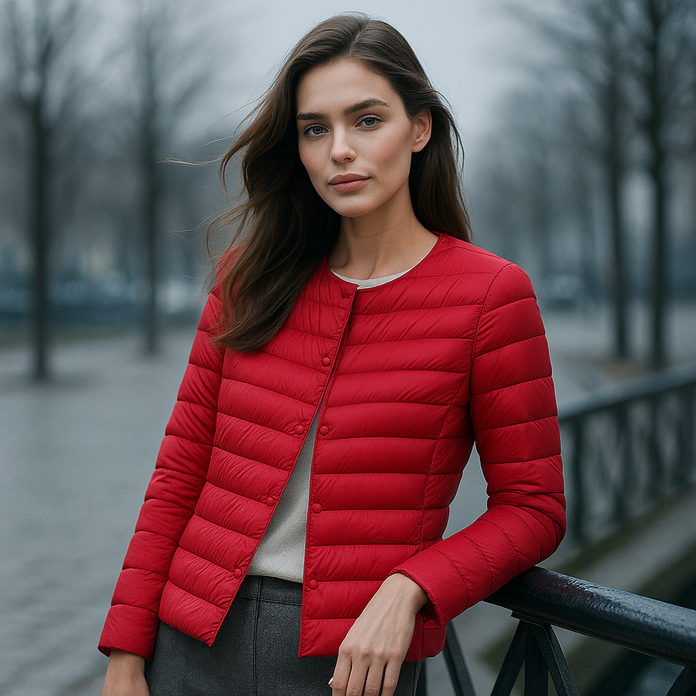 Comfortabel gewatteerd damesjack voor casual look, perfect als veelzijdige herfst- of lente bovenkleding.