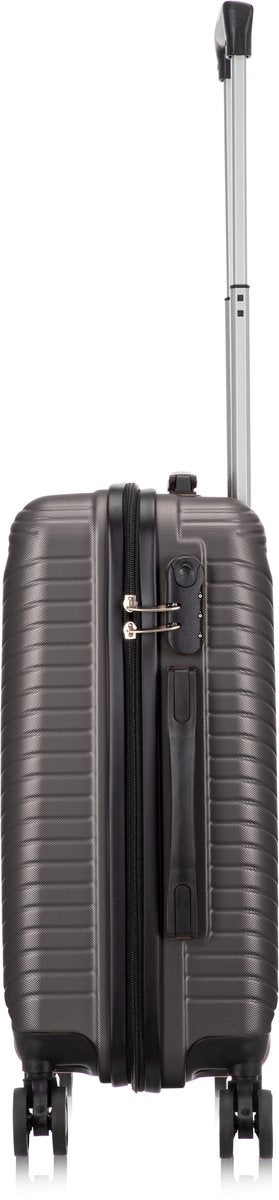Stijlvolle reiskoffer Valencia, geschikt als handbagage, met geïntegreerd TSA-slot.