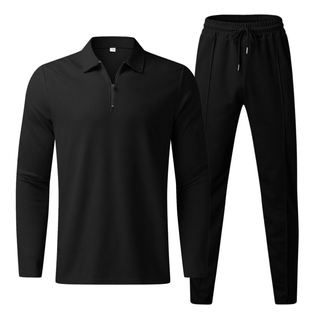 Comfortabel heren joggingpak. Lichtgewicht sportkleding set, perfect voor training of ontspanning in voorjaar & zomer.