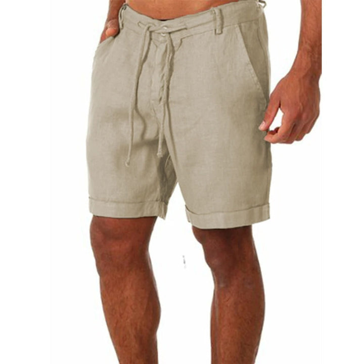 Lichtgewicht heren korte broek, casual stijl, elastische tailleband, ideaal voor zomeravonturen.