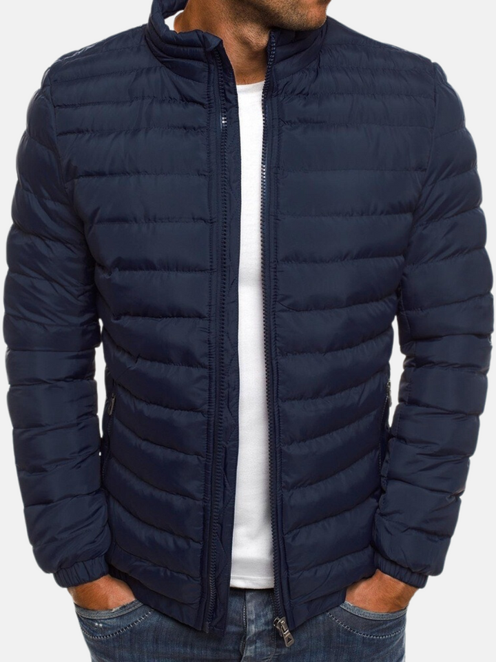 Comfortabel gewatteerd herenjack met slim fit, perfecte lichtgewicht bovenkleding voor elke gelegenheid.
