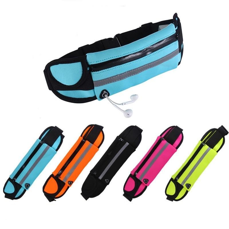 Verstelbare sport heuptas, waterdicht en lichtgewicht. Ideaal voor fitness training en buitenactiviteiten.