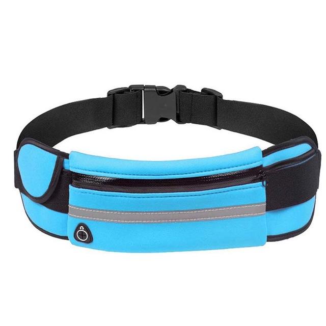Multifunctionele waterdichte fitness heuptas. Een lichtgewicht en verstelbare accessoire voor je workout.