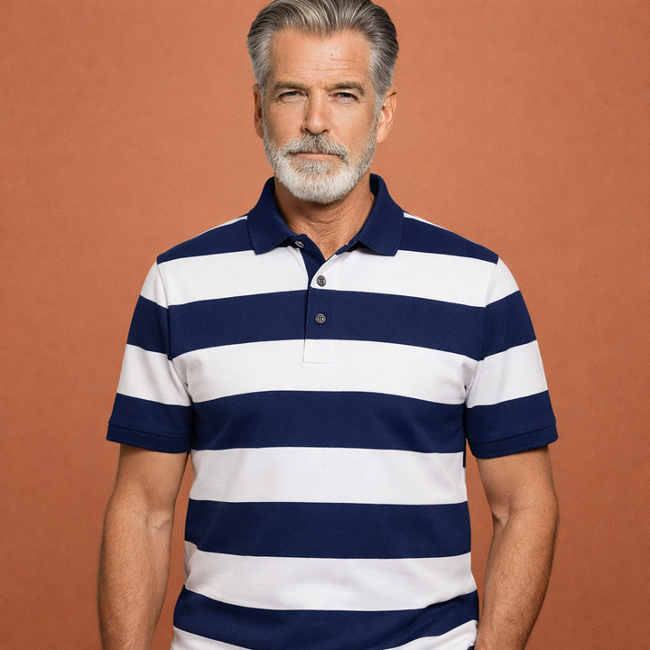 Luchtige heren zomerbroek met losse pasvorm, ideaal voor comfort en casual dagen. Ademend en stijlvol.