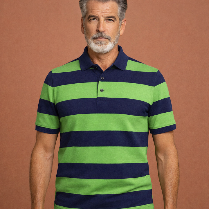 Groene heren zomerbroek met losse pasvorm, perfect voor een casual look. Lichtgewicht, ademend en comfortabel.
