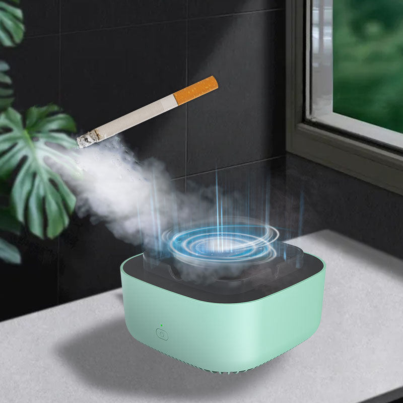 Moderne luchtzuiverende asbak, ideaal voor een schoon en stijlvol interieur. Draagt bij aan frisse lucht.