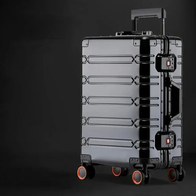 Hoogwaardige aluminium-magnesium reiskoffer Oslo, uw betrouwbare partner op elke reis.