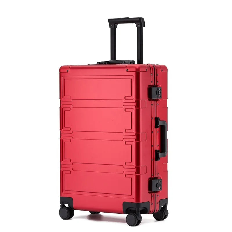 Volledige luxe aluminium reiskoffer Pristina met TSA slot, perfect voor al uw avonturen.