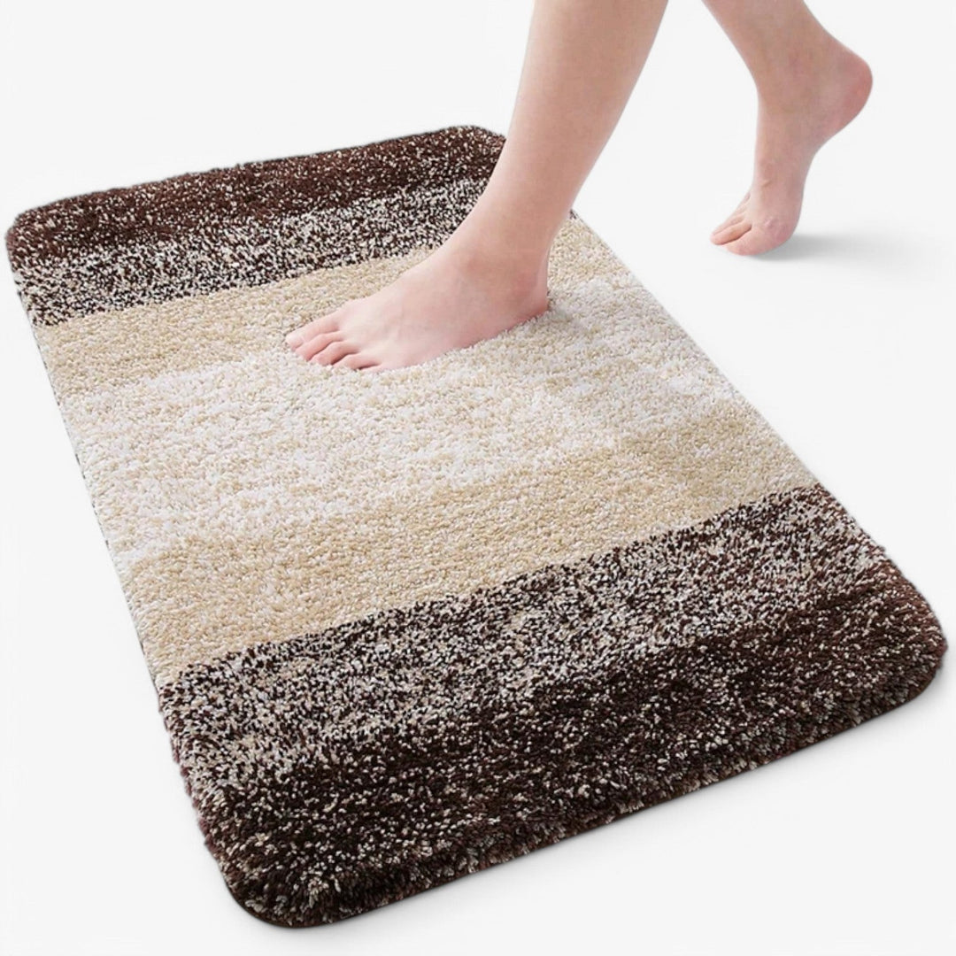 Stijlvolle badmat voor huisdecoratie, antislip en absorberend microvezel, perfect voor comfort en veiligheid.