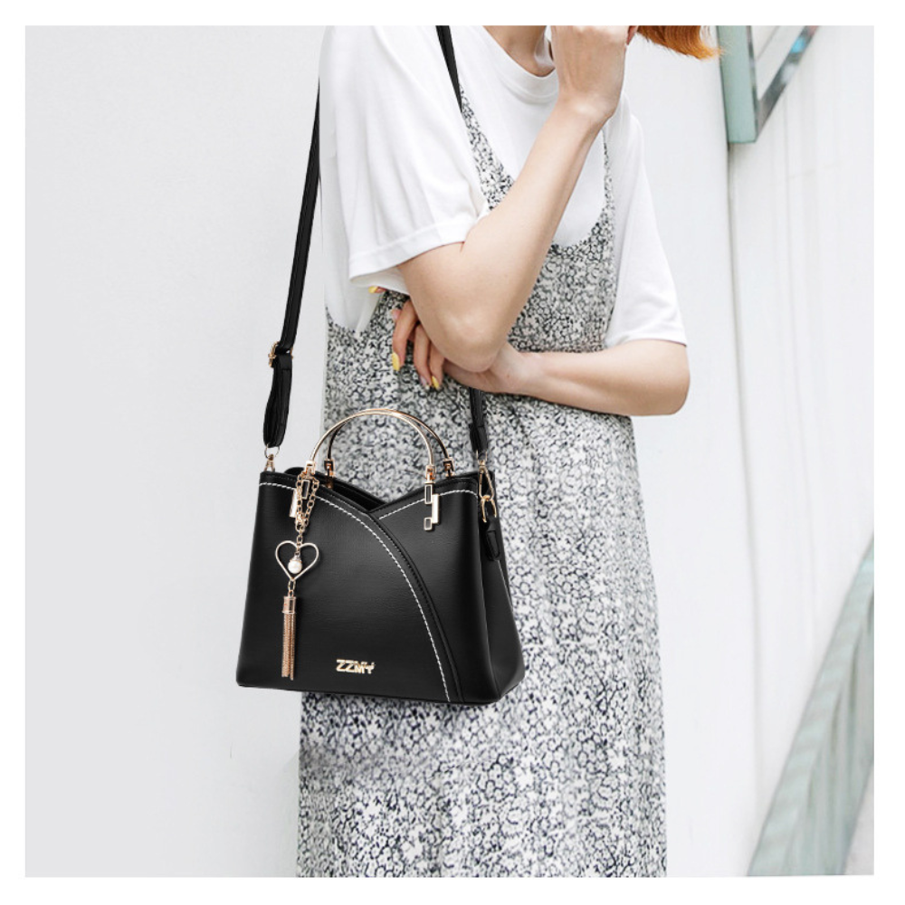 Elegante luxe dames handtas van PU leer, perfect als chique schoudertas. Veelzijdige accessoire voor elke vrouw.
