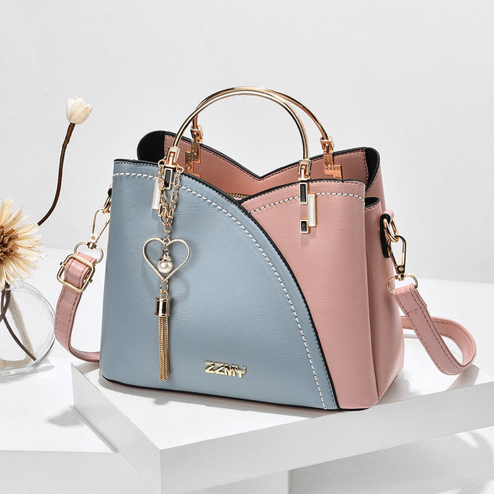 Moderne luxe dames handtas van PU leer met strak design. Stijlvolle schoudertas, perfect accessoire voor vrouwen.