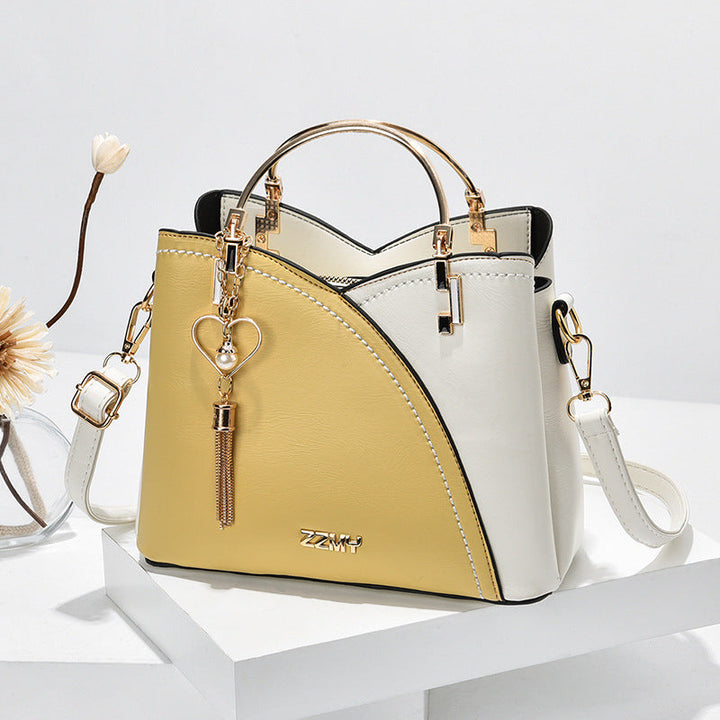Hoogwaardige luxe dames handtas, ook als stijlvolle schoudertas. Veelzijdig PU leren accessoire voor vrouwen.