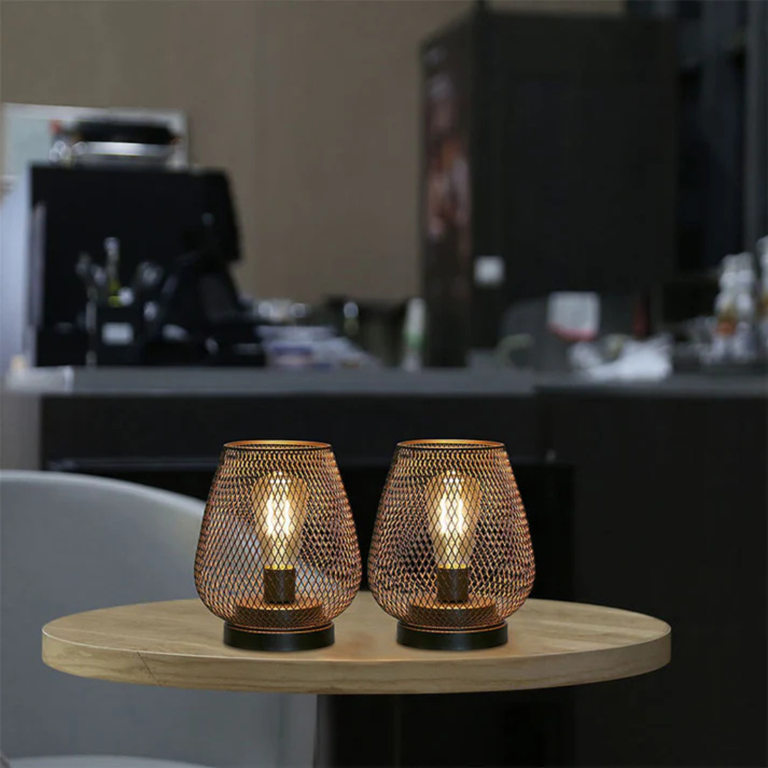 Moderne draadloze lantaarn met LED verlichting, een stijlvolle woonaccessoire en tafellamp voor elke ruimte.