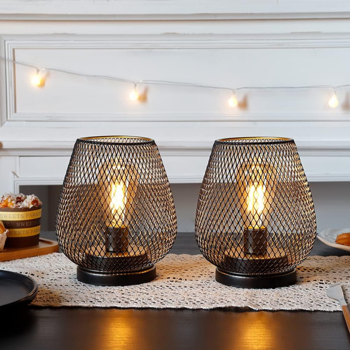 Luxe LED lantaarn voor thuis, draadloos en sfeervol. Functionele tafellamp en decoratieve binnenverlichting.