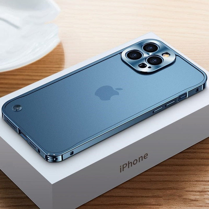 Robuuste metalen iPhone bumper hoes van aluminium voor superieure iPhone bescherming en een luxe uitstraling.