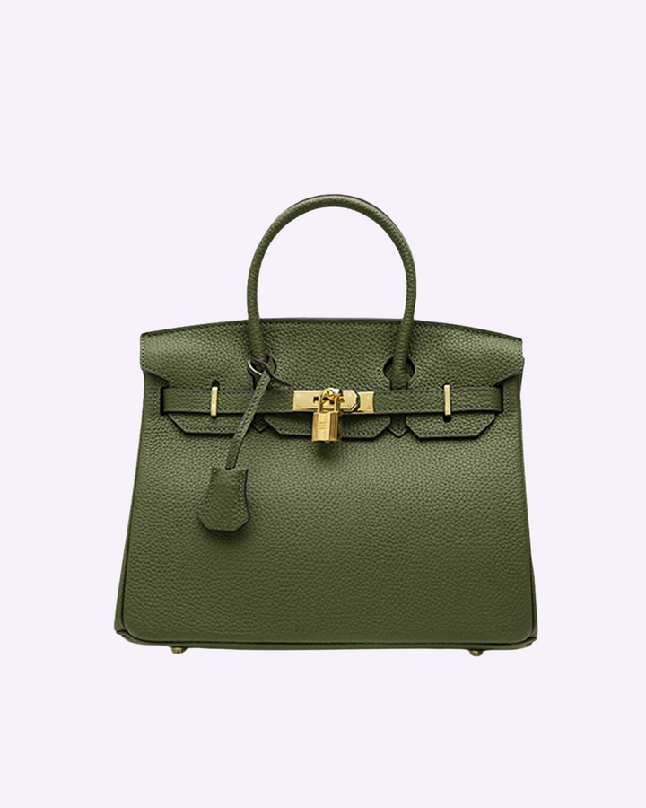"Luxe leren handtas, elegante vrouwen tas van hoogwaardig leer met ruime interieurs en chique uitstraling, veelzijdig ontwerp