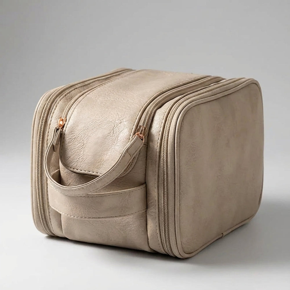 Chique dames reistas en cosmetica tas, perfecte beauty organizer voor al je make-up en toiletartikelen.