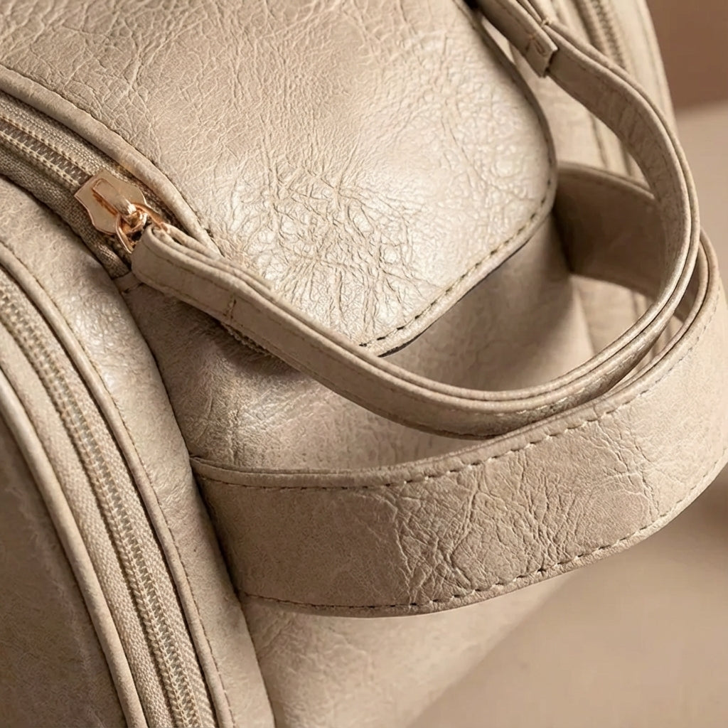 Waterdichte luxe toilettas dames, multifunctionele beauty organizer en make-up tas voor reizen.