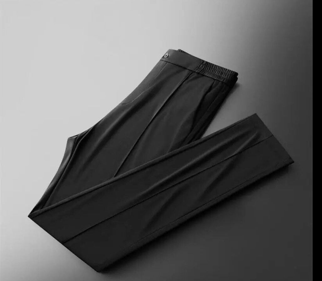 "Luxe tweedelige herenset, katoen-linnen, stijlvolle look, ademend en comfortabel, witte kleur, geschikt voor elke gelegenhei