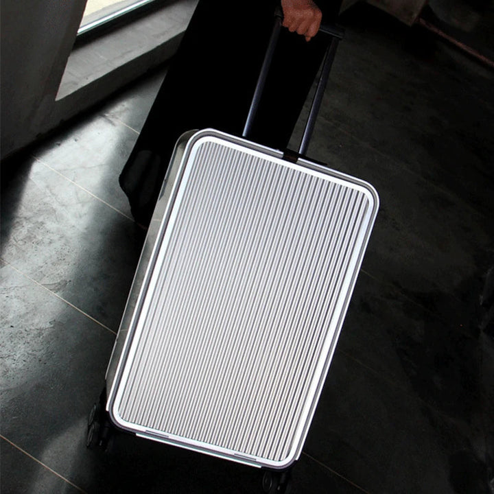 Robuuste Valparaíso koffer van 100% aluminium, een duurzame hardshell bagage voor elke reis.