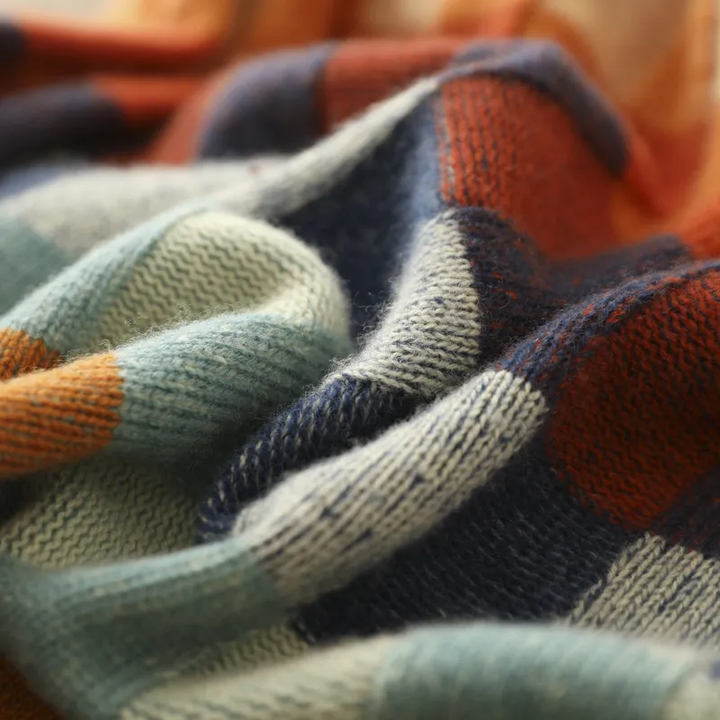 "Luxe warme kasjmier trui, elegant ontwerp, zachte textuur; ideaal voor winterwarmte en stijlvolle wintergarderobe."