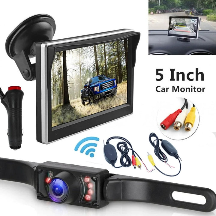 Draadloze Achteruitrijcamera | Nachtzicht 20m | Voor Auto & Camper