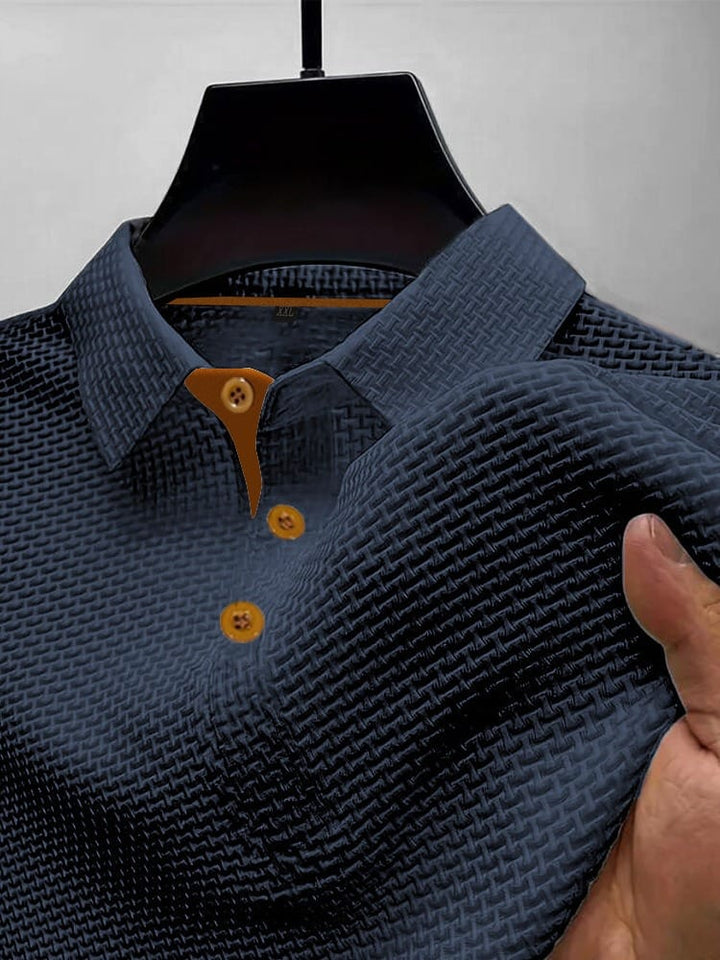 Luchtig heren poloshirt, ideaal voor casual zomerkleding. Comfortabel en modern.