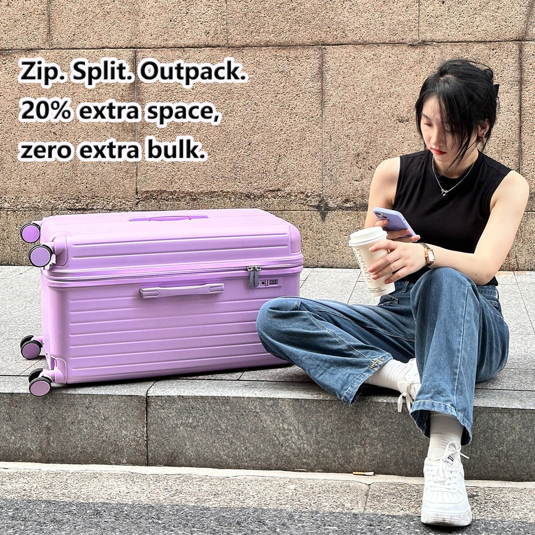 Moderne luxe Milano Voyager harde koffer in elegant design, perfect voor stijlvolle reizigers.