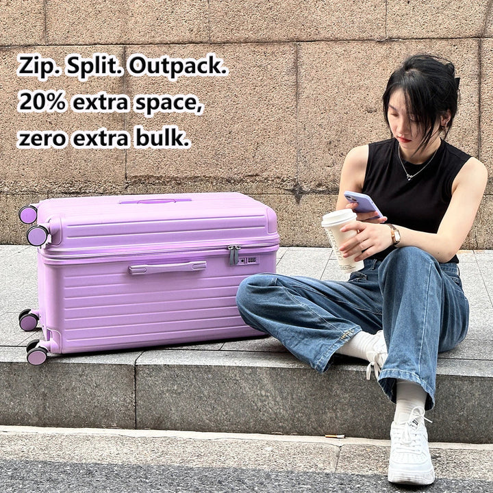 Moderne luxe Milano Voyager harde koffer in elegant design, perfect voor stijlvolle reizigers.