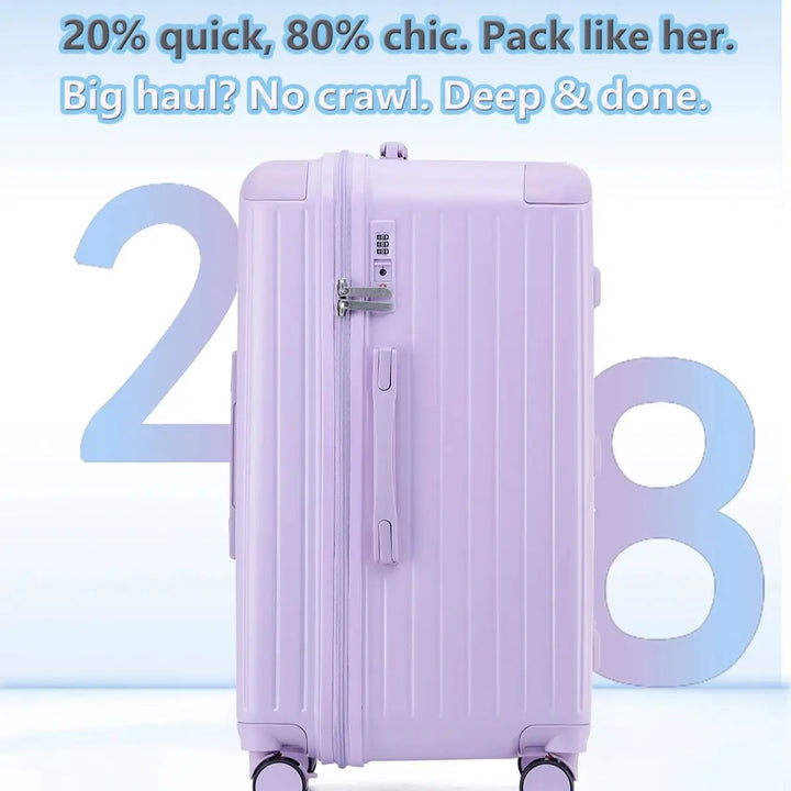 Ruime Milano Voyager hardschalige koffer, perfect voor lange reizen, veilig & comfortabel.