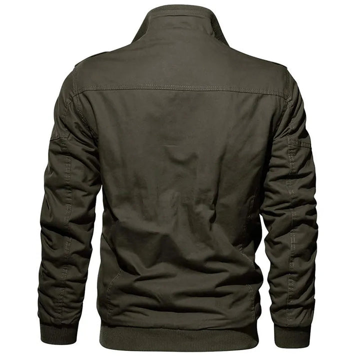 Heren bomberjack met militaire look, warme winterjas voor comfort en stijl, ook in grote maten.
