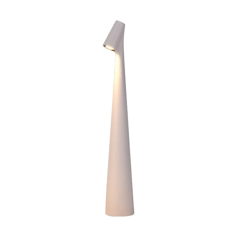 "Minimalistische touch-dimming bedlamp, strakke design tafellamp met warm licht en dimbare bediening, perfect voor elke slaap