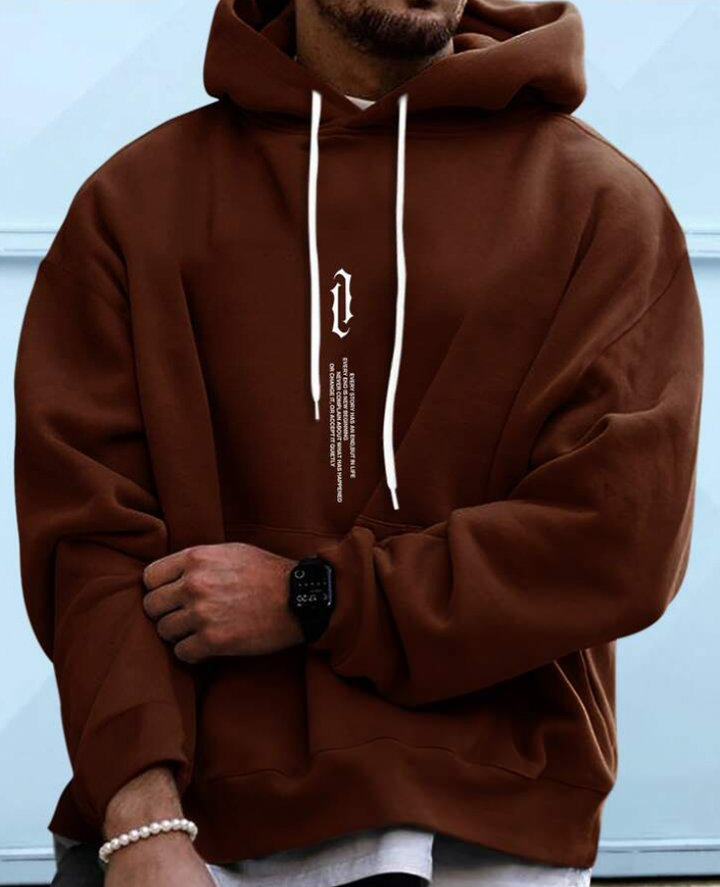 Comfortabele heren capuchontrui met moderne pasvorm. Stijlvolle hoodie, perfect voor casual en dagelijkse mode.