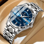 Zilver Schelp Blauw Oppervlak