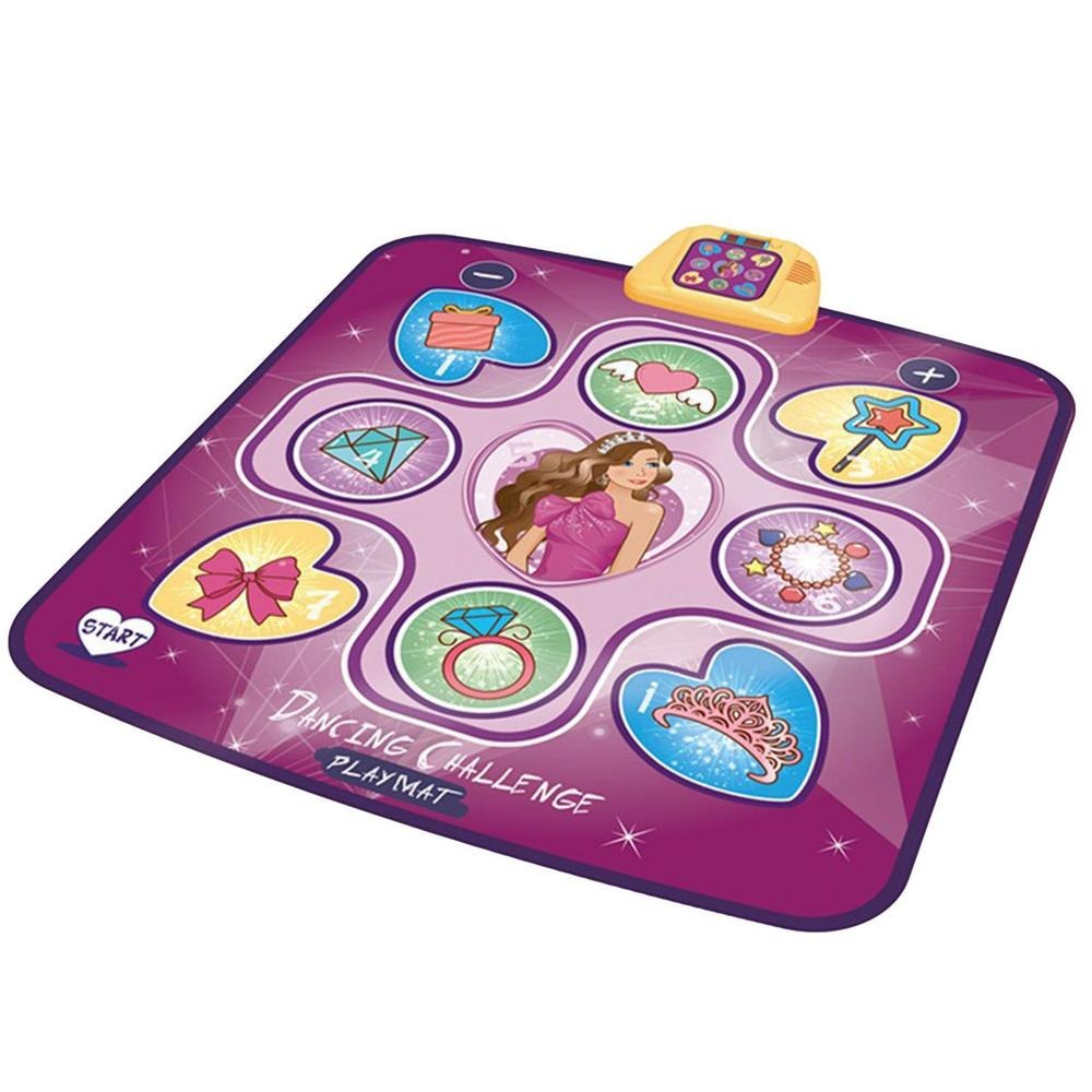 "Muzikale LED dansmat voor kinderen met anti-slip design, educatieve elementen en kleurrijke verlichting voor binnen en buite