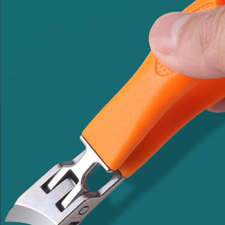 Krachtige roestvrijstalen nagelknipper voor dikke en harde nagels. Ideaal voor thuis pedicure en manicure.