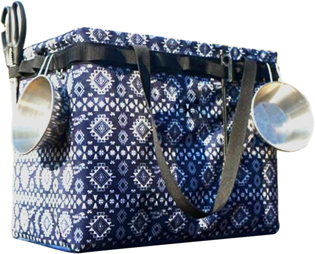Interieur van de Norvane kampeertas, toont ruimte en organisatie. Waterdicht en opvouwbaar voor outdoor gebruik.