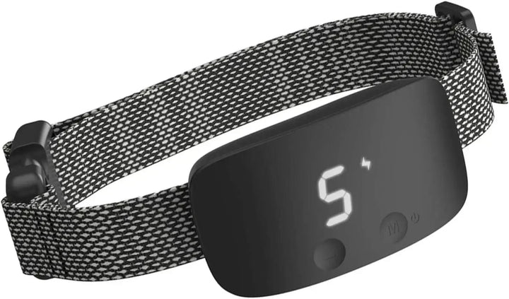 Gehoorzaamheidstraining: waterdichte anti-blaf halsband met oplaadfunctie, voor rust en kalmte bij honden.