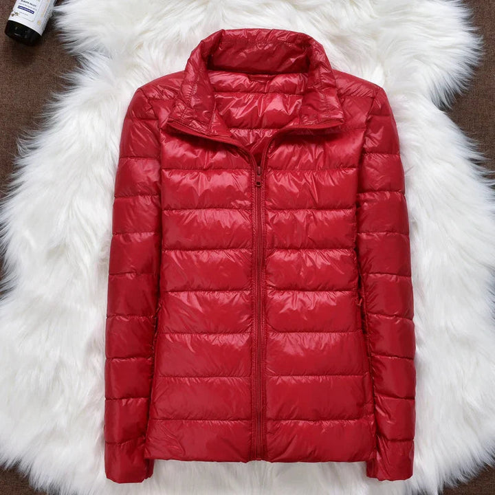 Duurzaam opvouwbaar damesjack, lange mouwen, perfecte outdoorkleding voor vrouwen.
