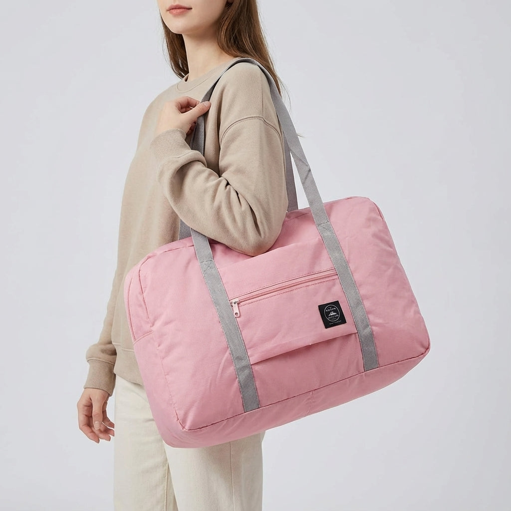 Goedkope opvouwbare weekendtas voor handbagage. De FoldLite maakt reizen licht en gemakkelijk.
