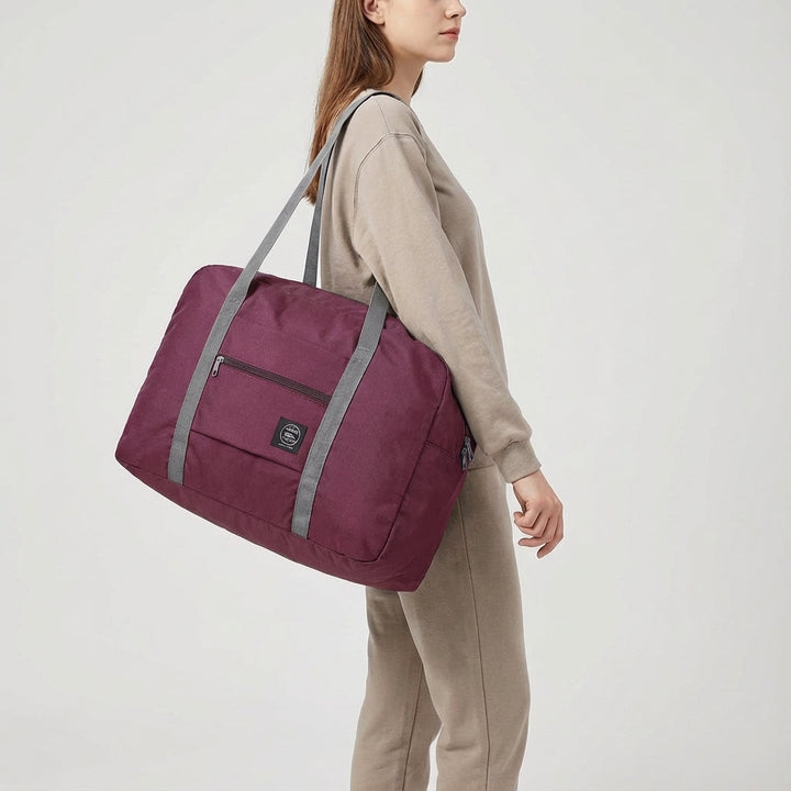 Veelzijdige FoldLite reistas als compacte handbagage of weekendtas. Opvouwbaar en lichtgewicht voor gemak.