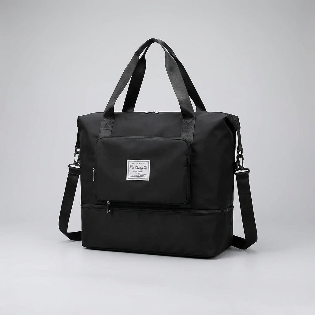 Waterdichte opvouwbare reistas, perfect als handbagage en sporttas voor weekendtrips.
