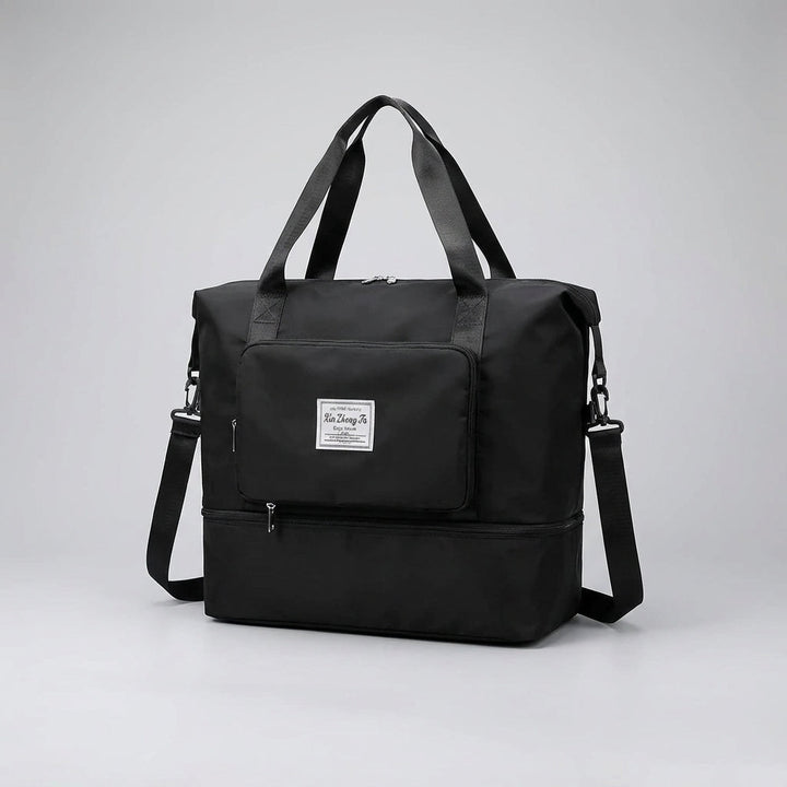 Waterdichte opvouwbare reistas, perfect als handbagage en sporttas voor weekendtrips.