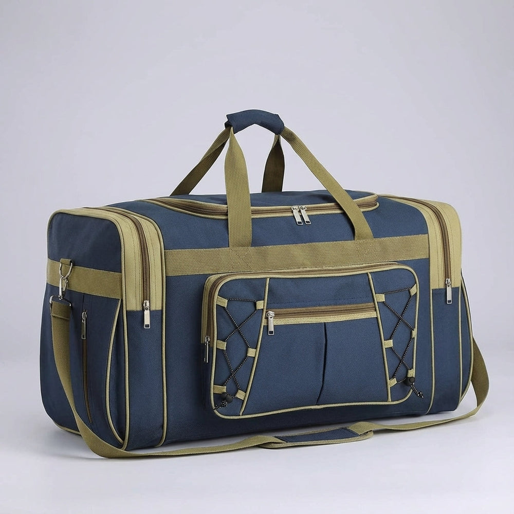 Compacte PackLiteX duffelbag van duurzaam Oxford-stof, opvouwbaar en draagbaar, ideaal als extra reisbagage.