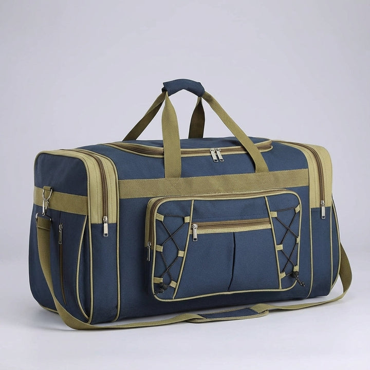 Compacte PackLiteX duffelbag van duurzaam Oxford-stof, opvouwbaar en draagbaar, ideaal als extra reisbagage.
