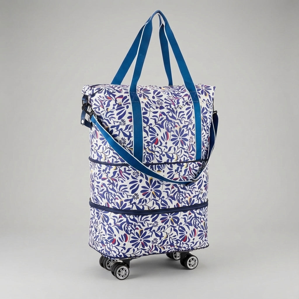 Comfortabel reizen met de GlideBag opvouwbare rolduffel, een lichte en flexibele roltas voor elke vakantie.