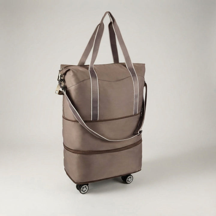 De GlideBag rolduffel: flexibele opvouwbare tas met wielen, ideaal als weekendtas of extra koffer bagage.