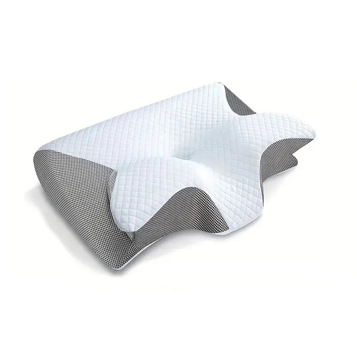 Slaap beter met dit orthopedisch Mayer kussen, traagschuim biedt optimale nek- en rugondersteuning voor comfort.